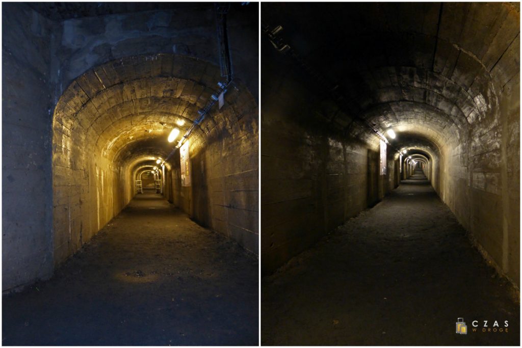 Podziemia Będzin - betonowe korytarze schronu