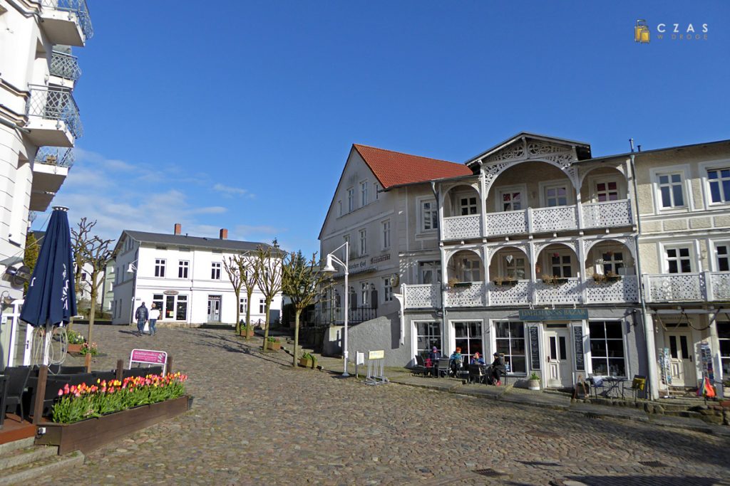 Zabudowania starego miasta w Sassnitz