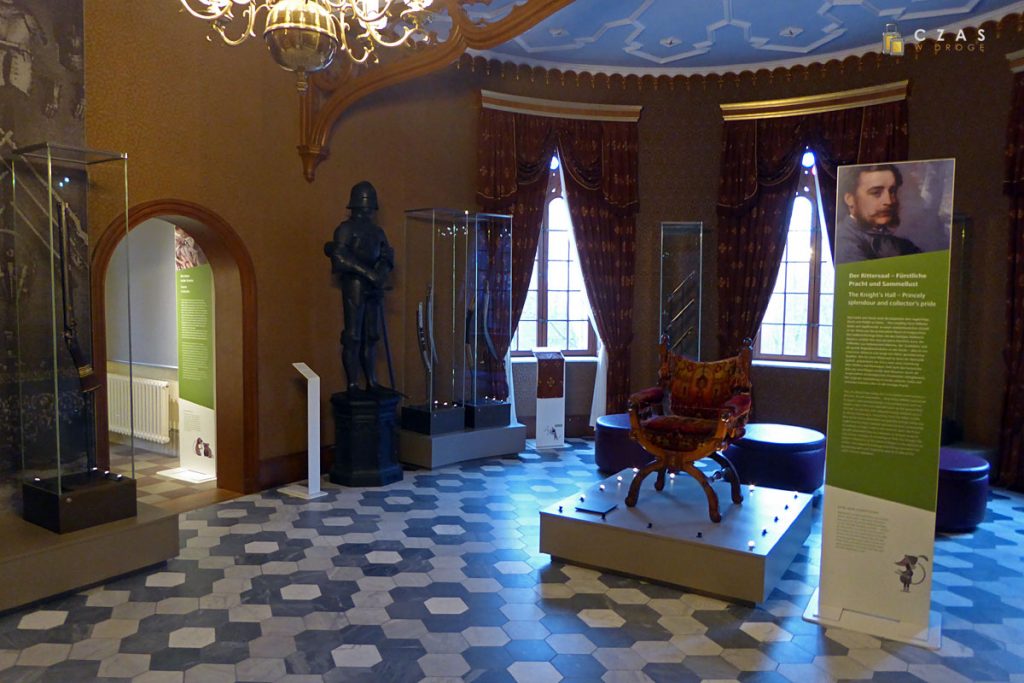 Wnętrza parteru zamku Granitz.