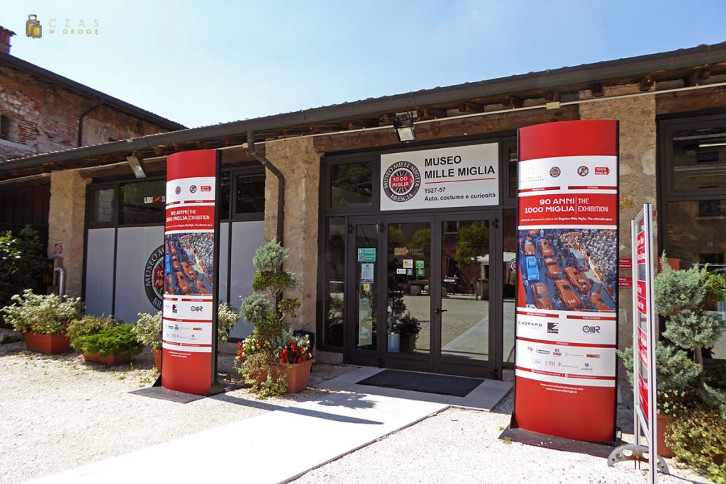 Wejście do Museo Mille Miglia
