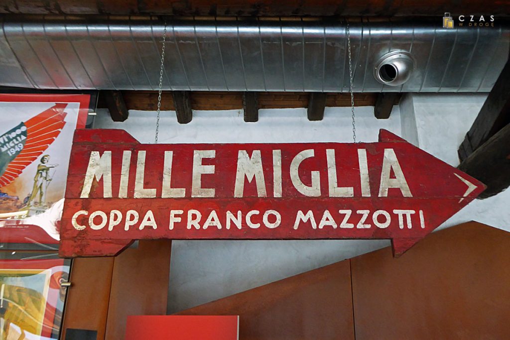 Oryginalne oznakowanie Mille Miglia