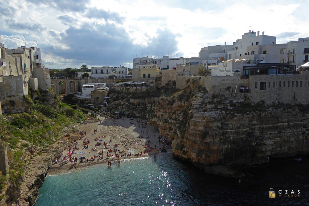 Słynna plaża w Polignano A Mare :)