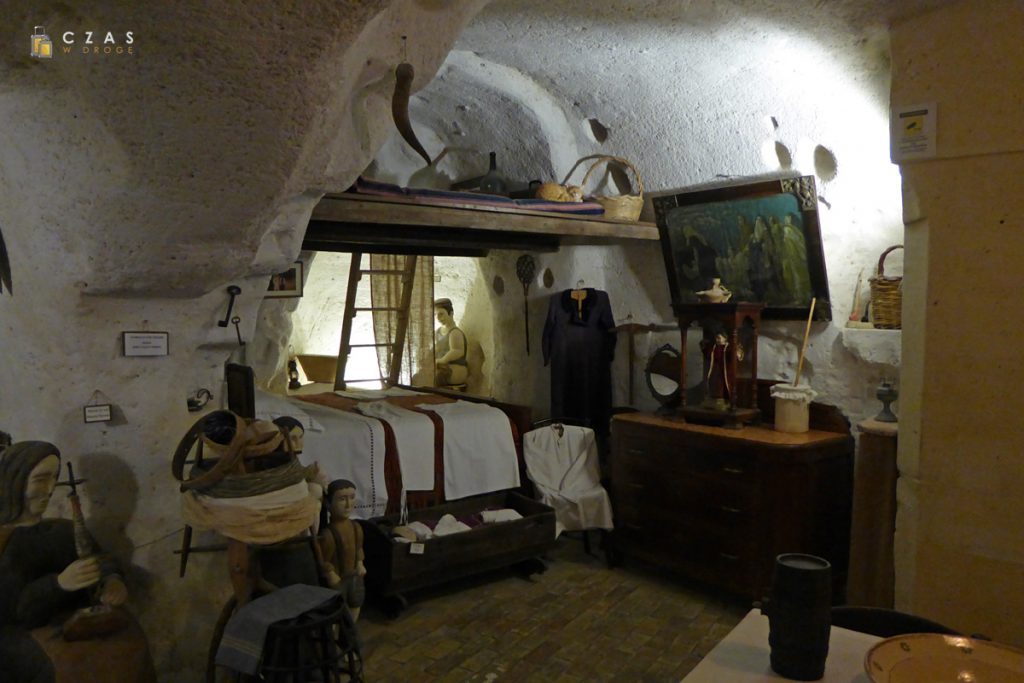 Wnętrze l'anitca Casa Grotta