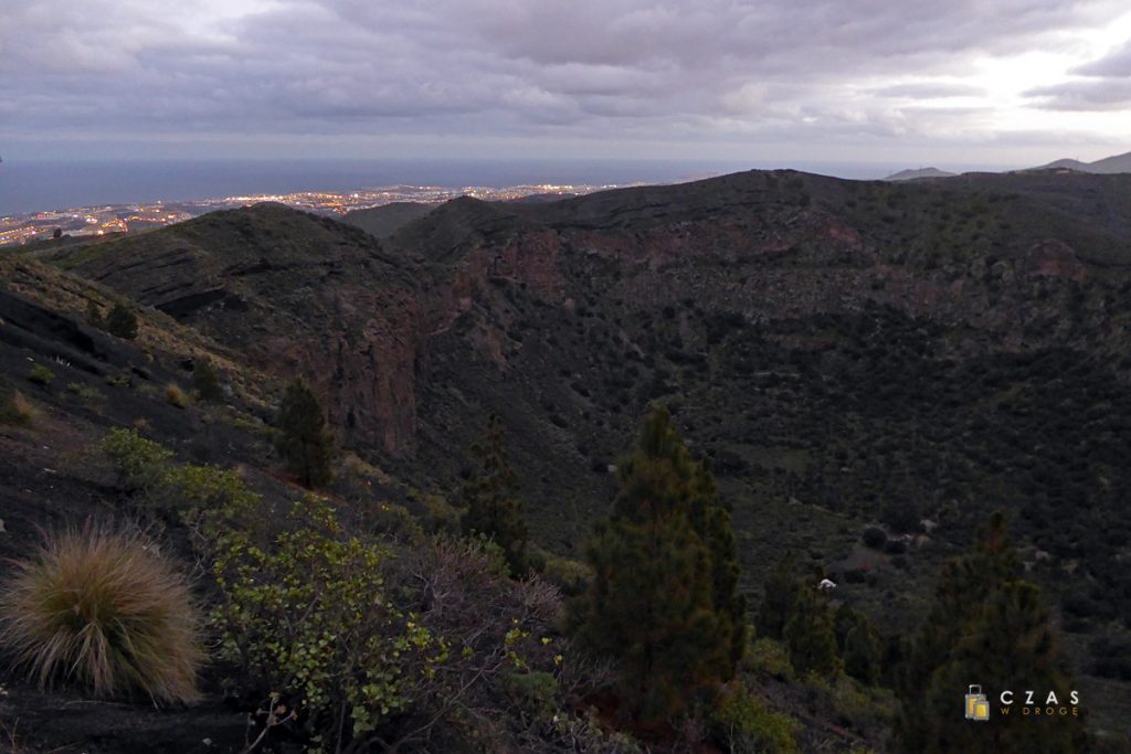 Caldera de Bandama o zachodzie słońca :)