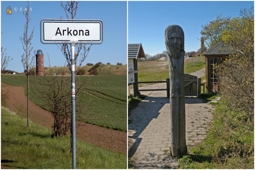 Zbliżamy się do Arkony / Słowiańsko stylizowany posąg