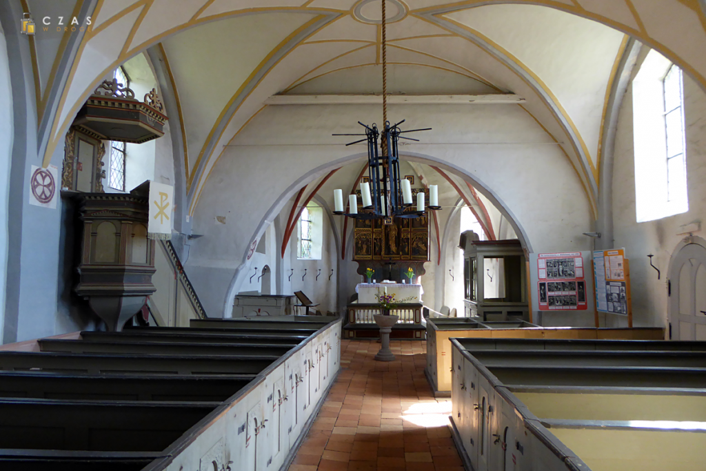 Wnętrze kościoła św. Katarzyny w Middelhagen