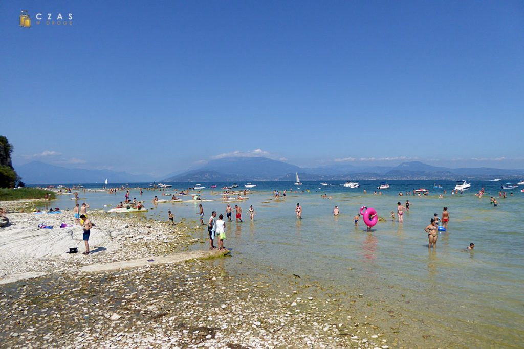 Plaża w Sirmione Plaża w Sirmione
