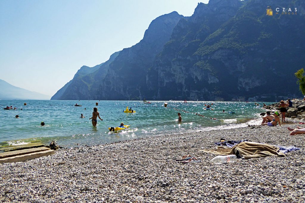 Plaża Sabbioni w Riva del Garda Plaża Sabbioni w Riva del Garda