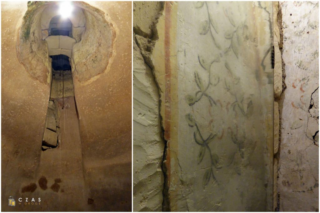 Museo Faggiano - wnętrze cysterny na wodę / pozostałości średniowiecznych malowideł ściennych