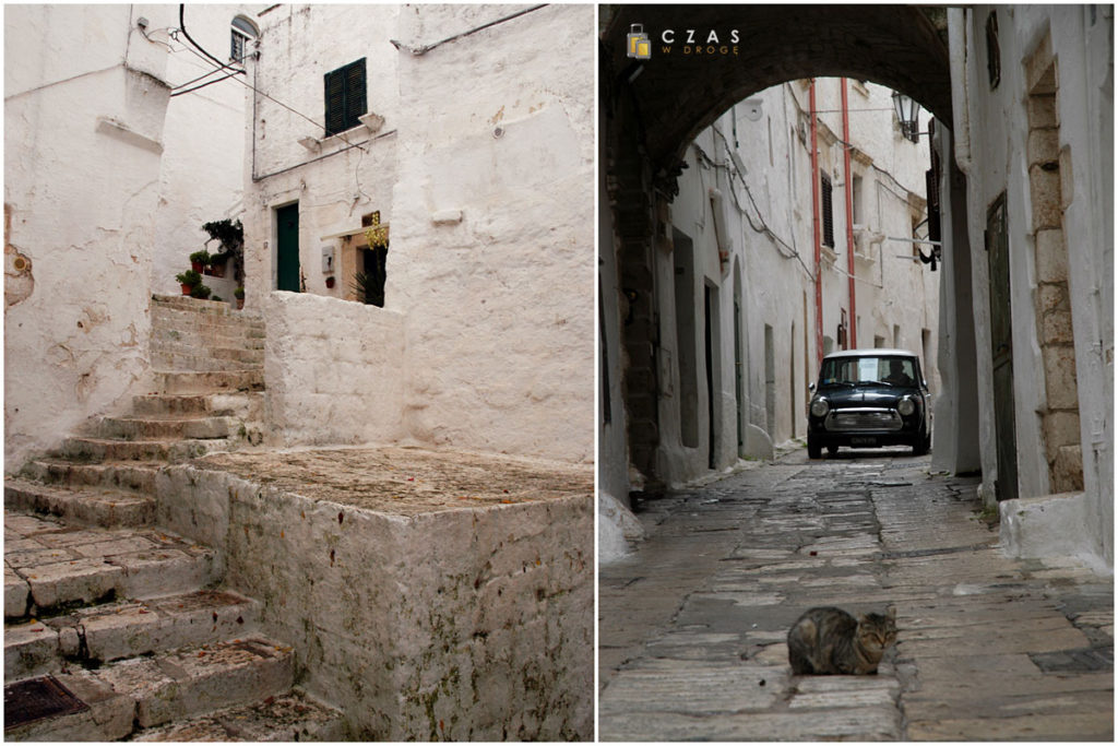 Kolejny zaułek / Odpowiedni samochód na uliczki Ostuni ;)