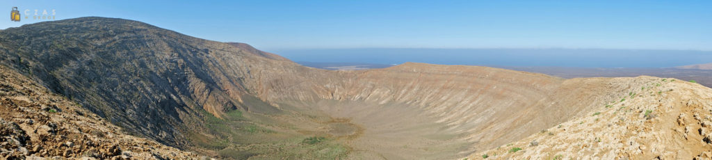 Panorama wnętrza Caldera Blanca