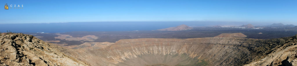 Panorama z najwyższego punktu Caldera Blanca