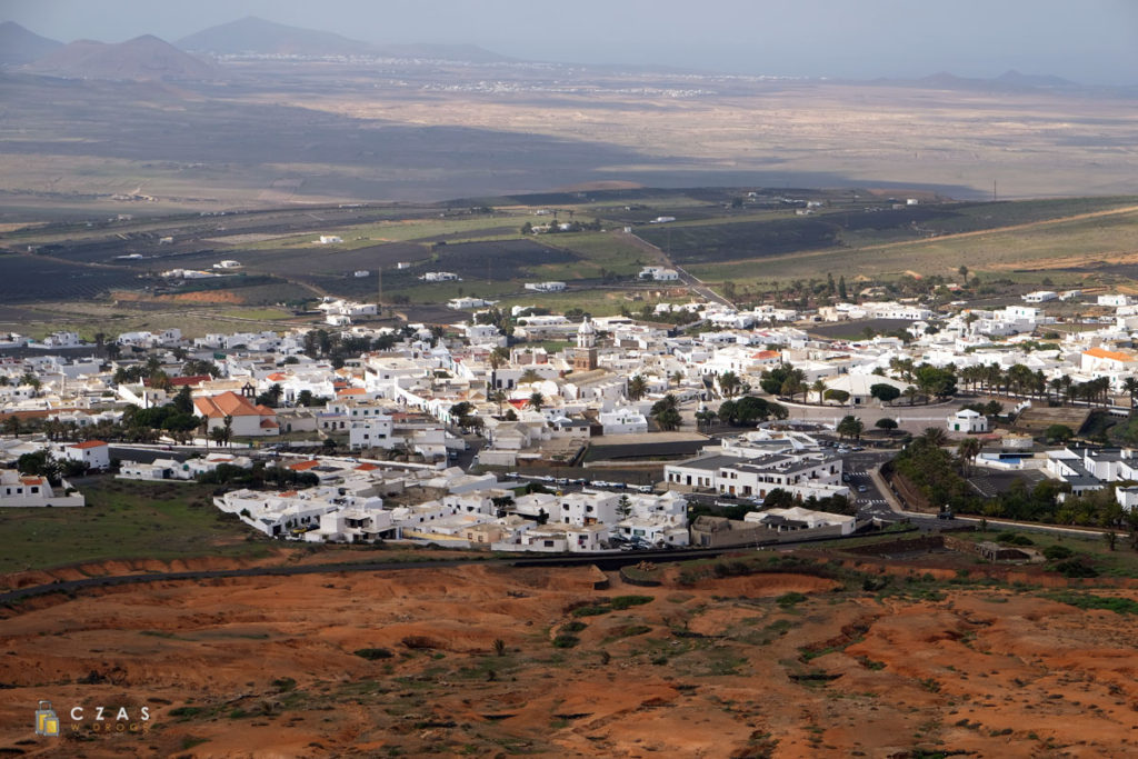 Widok z zamku na Teguise Widok z zamku na Teguise