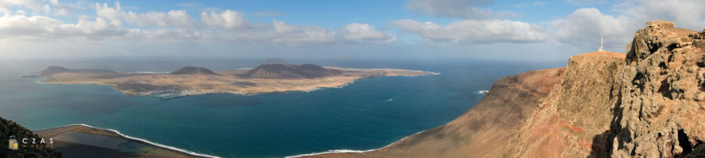 Panorama Graciosy z Mirador del Rio