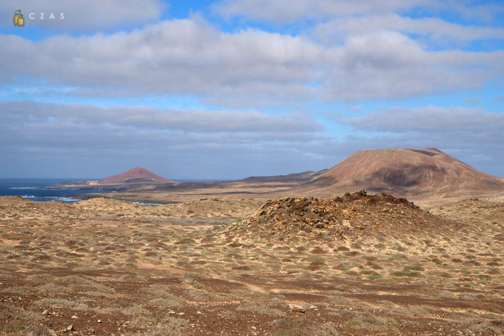 Graciosa widziana ze zboczy Montaña Amarilla