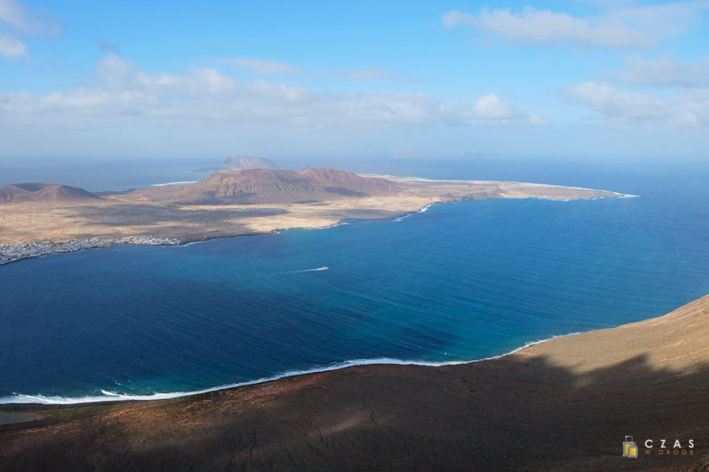 Graciosa widziana z Mirador del Rio