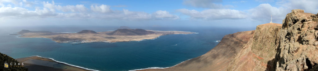 Graciosa widziana z Mirador del Rio