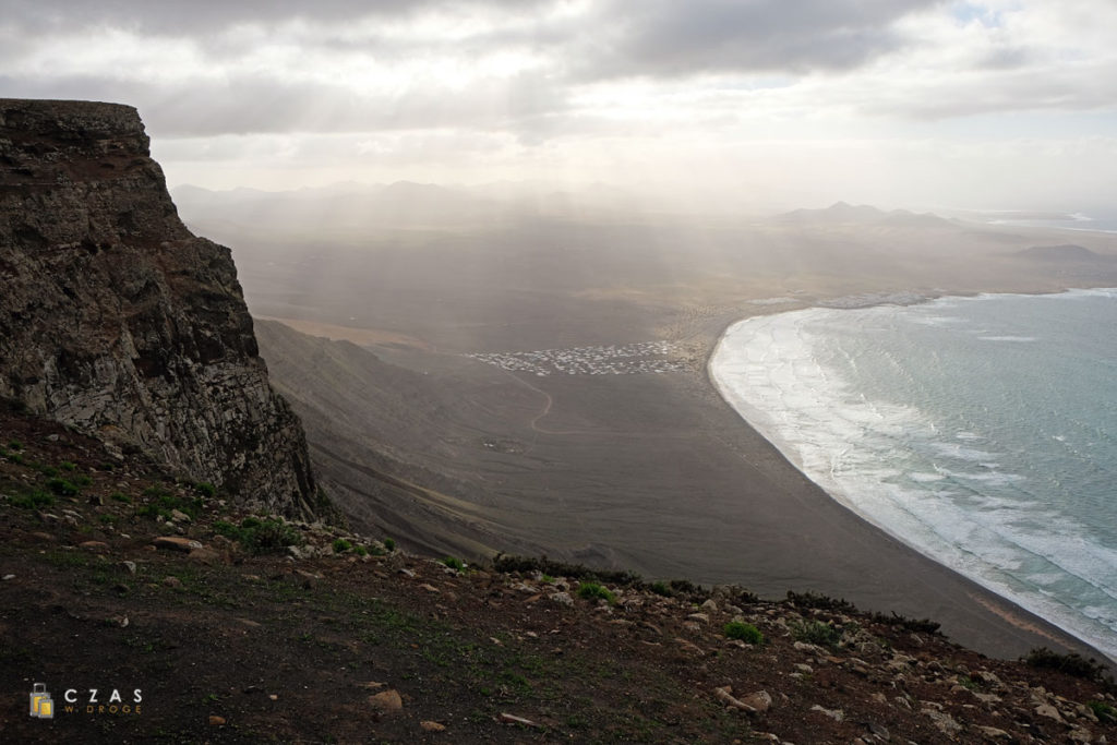 Widok z Mirador El Risco de Famara