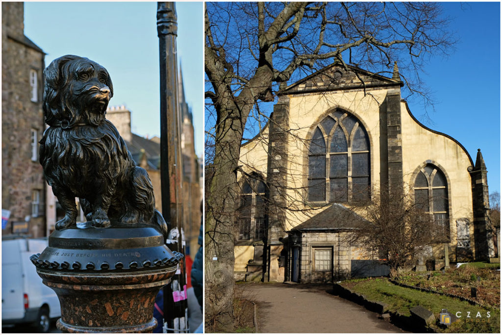 Grayfriars Bobby Memorial Statue / Kościół Grayfriars