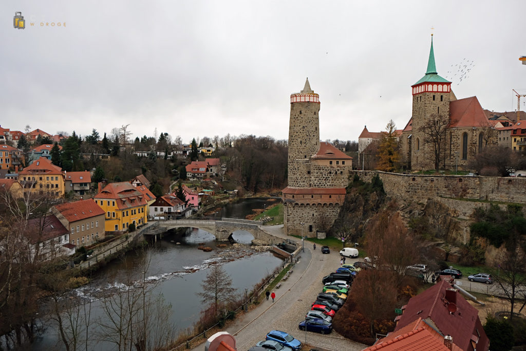 Widok na Budziszyn z Friedensbrücke